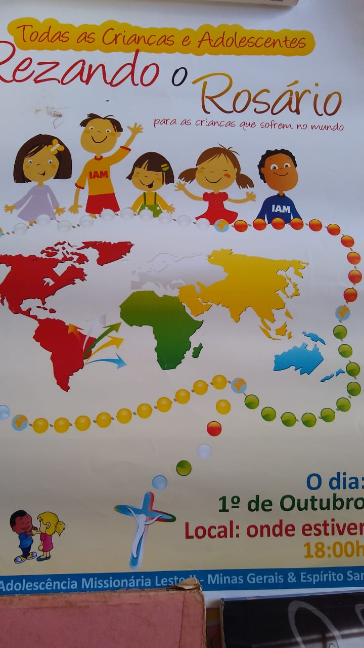 IAM COMEMORA O DIA DE SANTA TEREZINHA DO MENINO JESUS COM A ORAÇÃO DO TERÇO