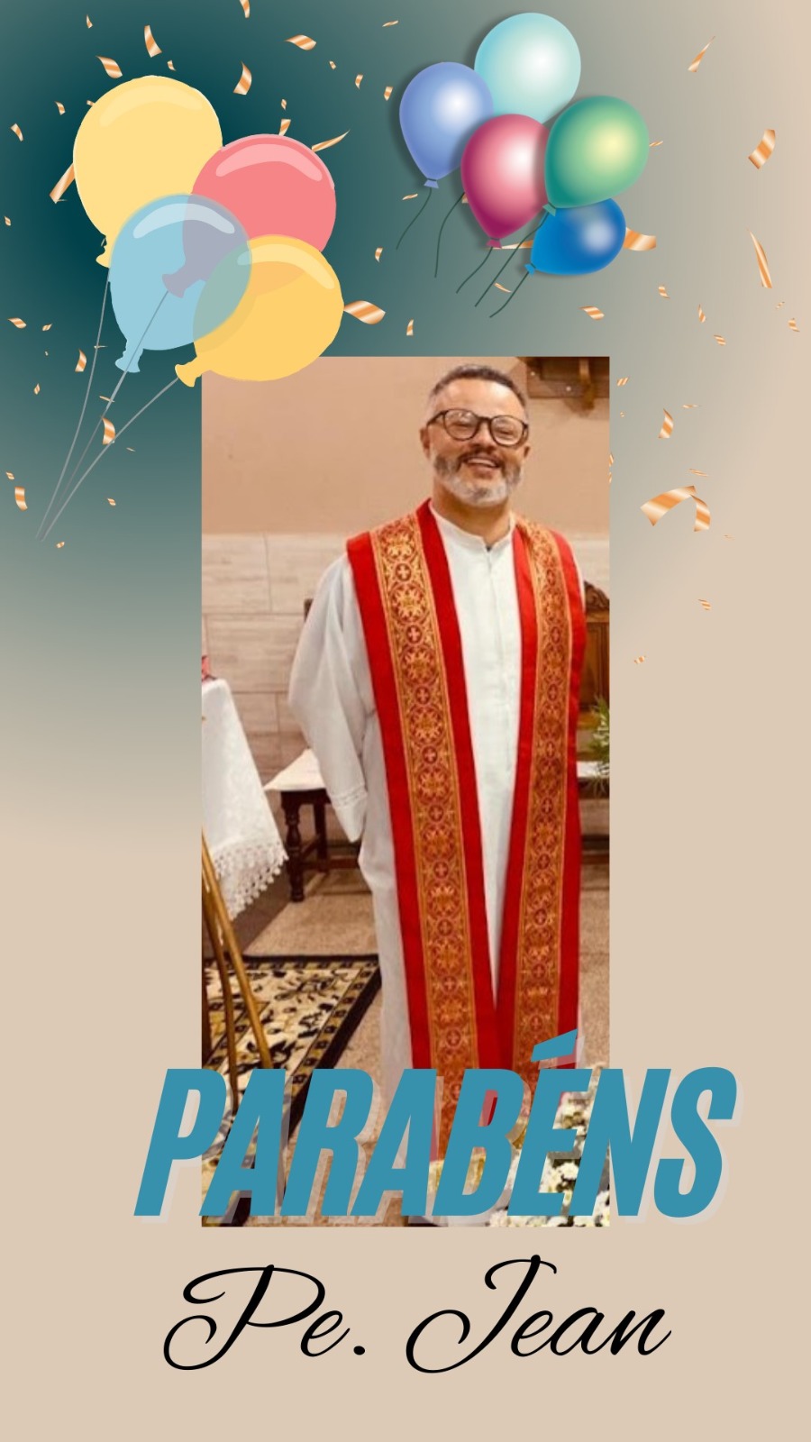 Parabéns Pe. Jean