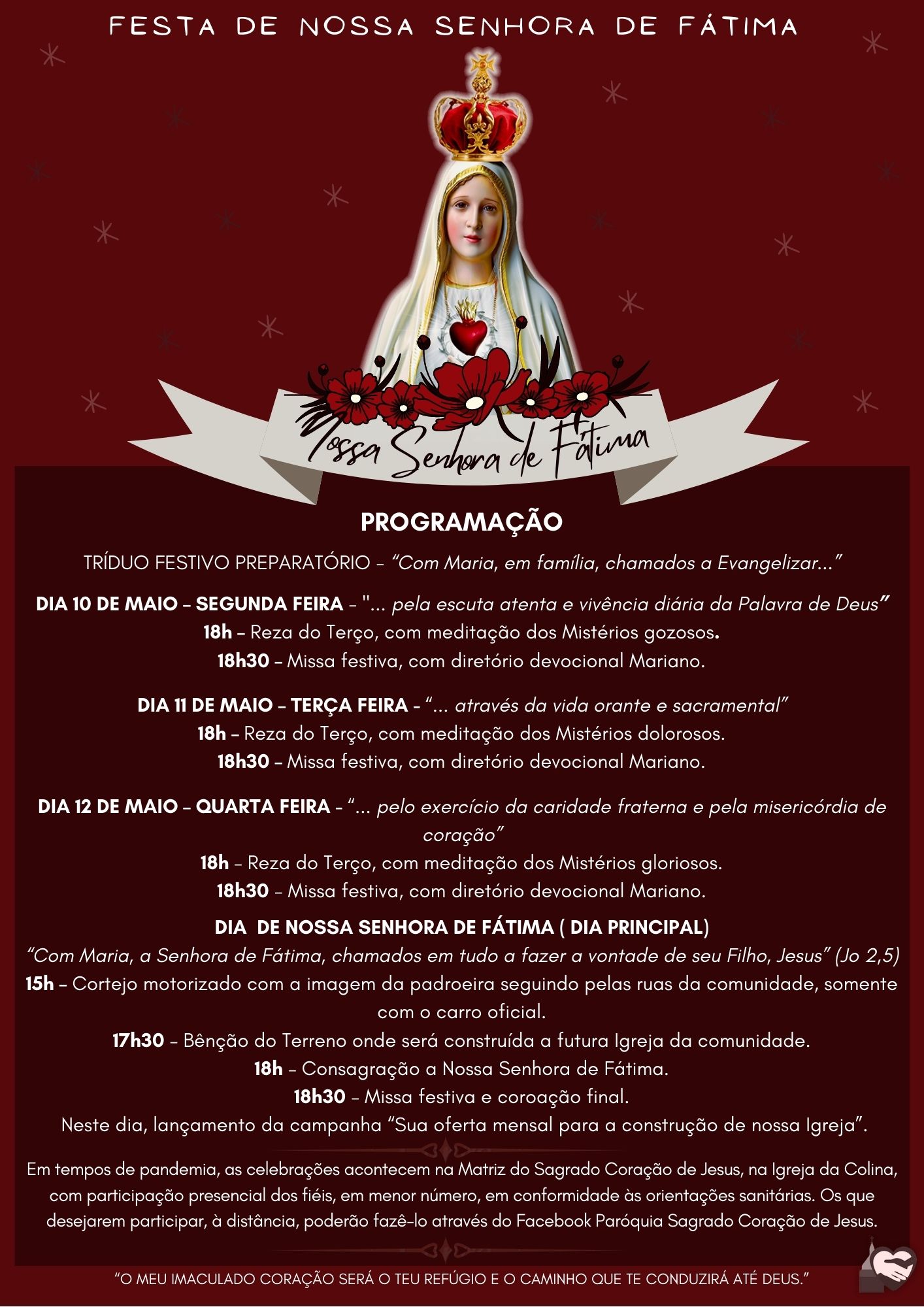 FESTA DE NOSSA SENHORA DE FÁTIMA