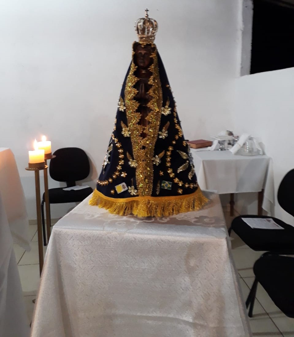 COMUNIDADE NOSSA SENHORA APARECIDA RECEBE IMAGEM DA PADROEIRA
